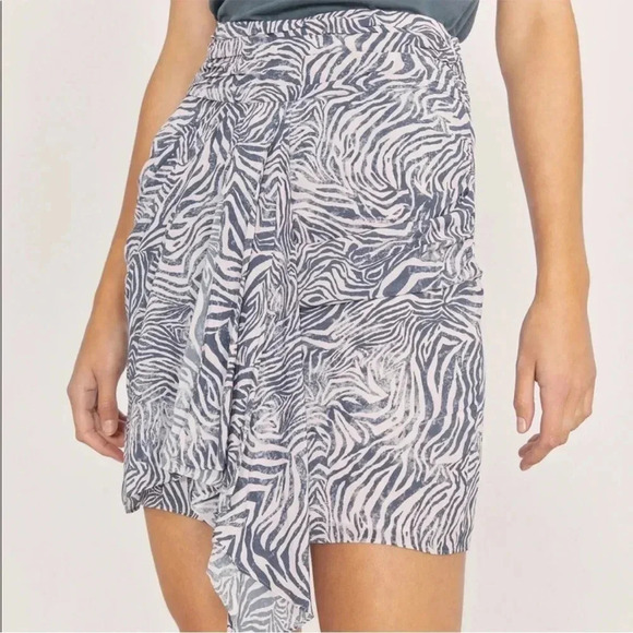 IRO rare Siowa zebra print skirt - Picture 1 of 11